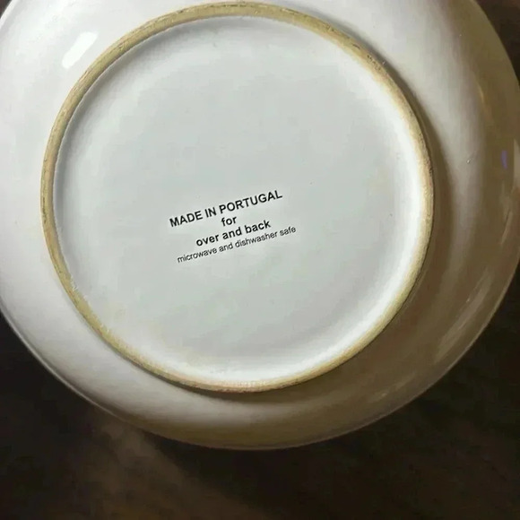 VINTAGE OVER AND BACK MADE IN ITALY 9.5” SUNDRIED TOMATO PASTA BOWL INDIVIDUAL - Picture 8 of 12